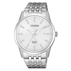 Citizen BI5000-87A Silver Chain White Analog Men’s Dress Watch