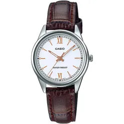 Casio LTP-V005L-7B3 Simple Leather Band Ladies Watch